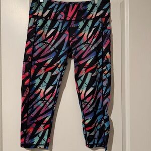Constantly Varied Gear Colorful Abstract Patterned Leggings
